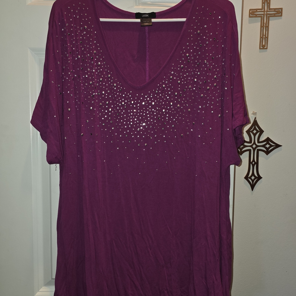 Lee Deep Purple Short Sleeve Tee